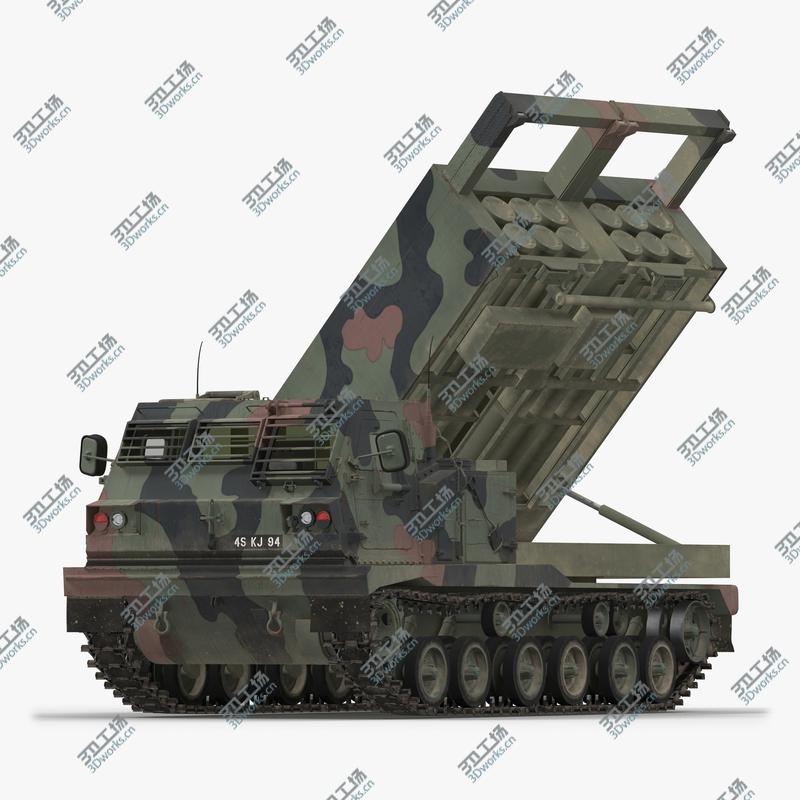 images/goods_img/2021040232/US Multiple Rocket Launcher M270 MLRS Camo Rigged 3D model/1.jpg